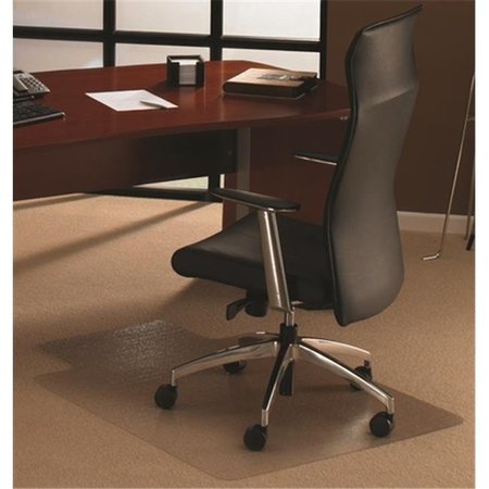DOORTEX ECOTEX Doortex Ecotex ECO113648LP Enhanced Polymer Rectangular Lipped Chair Mat For Standard Pile Carpets 0.38 In.; Clear 36 X 48 In. ECO113648LP